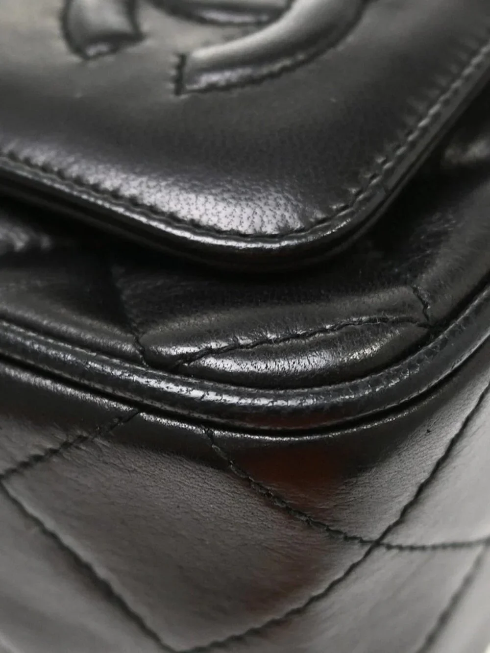 Best08 Chanel Black Lambskin Camera Bag KQ01791